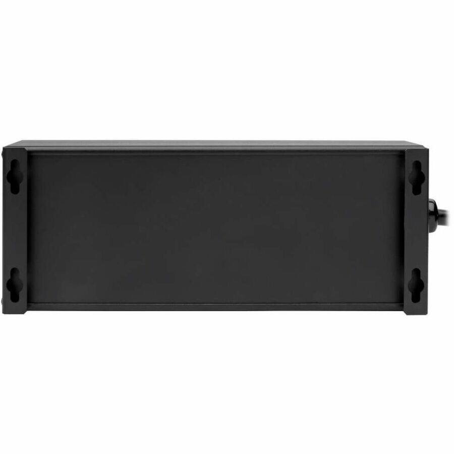 Alt View 3. Tripp Lite - Eaton Tripp Lite Series Isobar 6-Outlet Surge Protector, 10 ft. (3.05 m) Cord, Right-Angle Plug, 3840 Joules, 2 USB - Unknown.