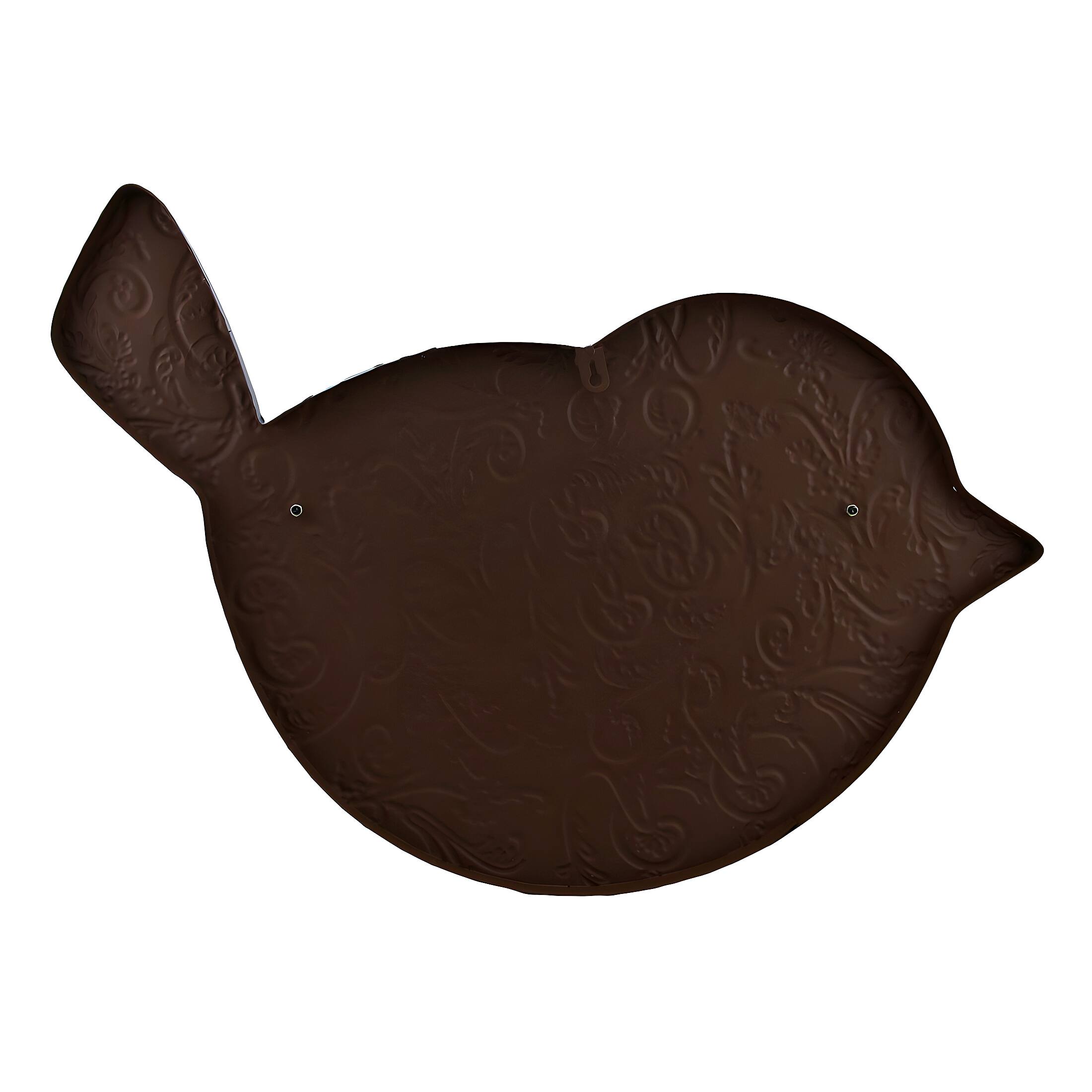 Alt View 2. Zeckos - Embossed Bluebird Distressed Finish Metal Chalkboard Wall Hanging - Blue.