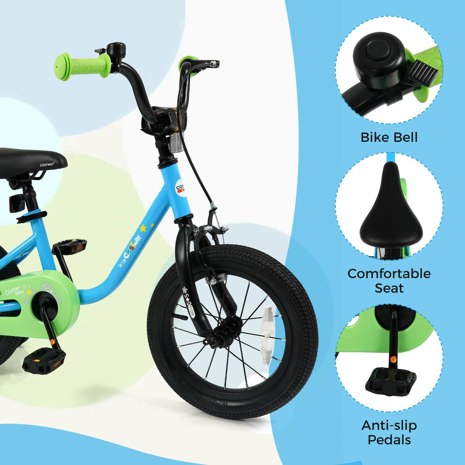 Bike Bell  
Comfortable Seat  
Anti-slip Pedals