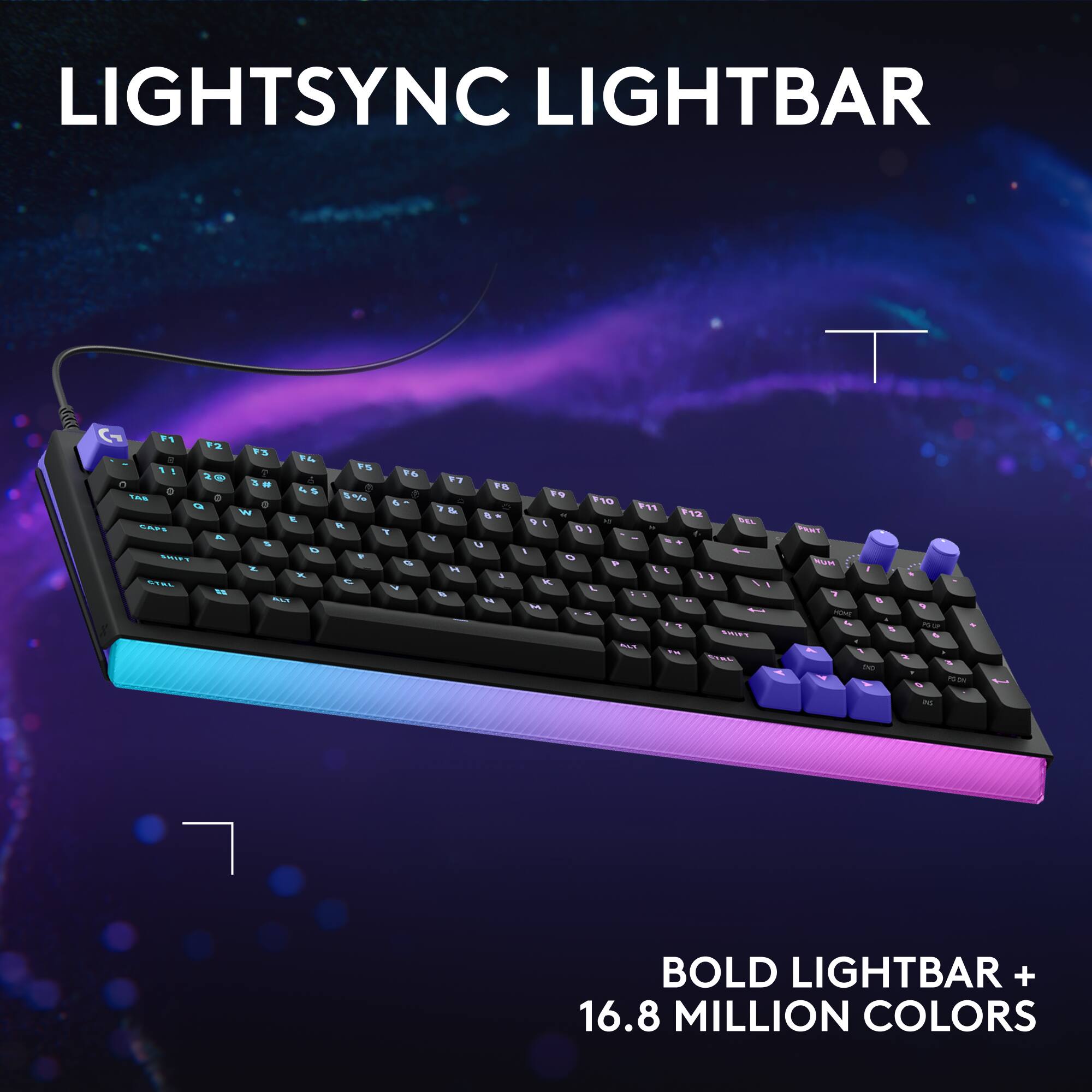 LIGHTSYNC LIGHTBAR  
BOLD LIGHTBAR + 16.8 MILLION COLORS