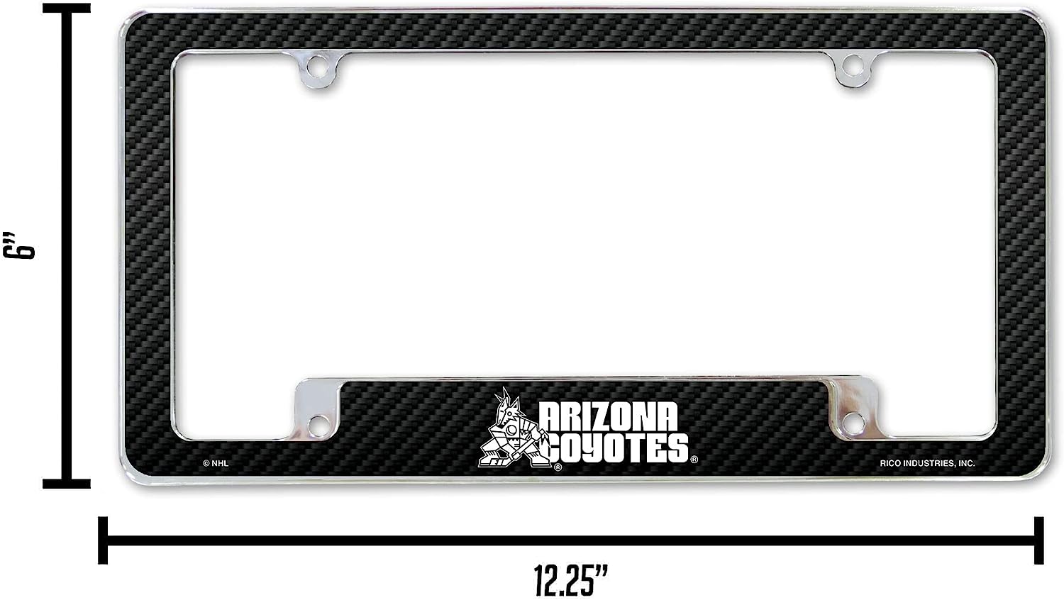 6" | NHL ARIZONA COYOTES  
12.25" RICO INDUSTRIES, INC.