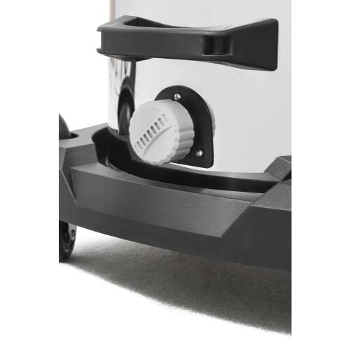 Alt View 8. Dapper Supply - 21 Gallon 8.5 Peak HP Wet Dry Vacuum Stainless Steel Shop Vac with Drain and Attachments - Silver.