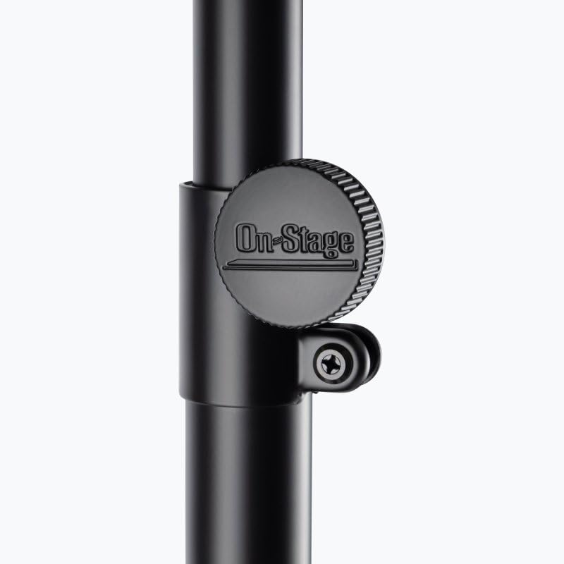 Angle. On Stage Stands - On-Stage SS7748 Airlift Speaker Pole,Black - Black.