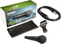 Microphones PG ALTA PGA58 Vocal Microphone 5 Id XUR-XUR CABLE PLL SHURE : POASE PERFORMANCE a TRM Microphone CAAedIO A noter Vocal n Qualty Prohetiional HNE and Backup PGA58 SHURE