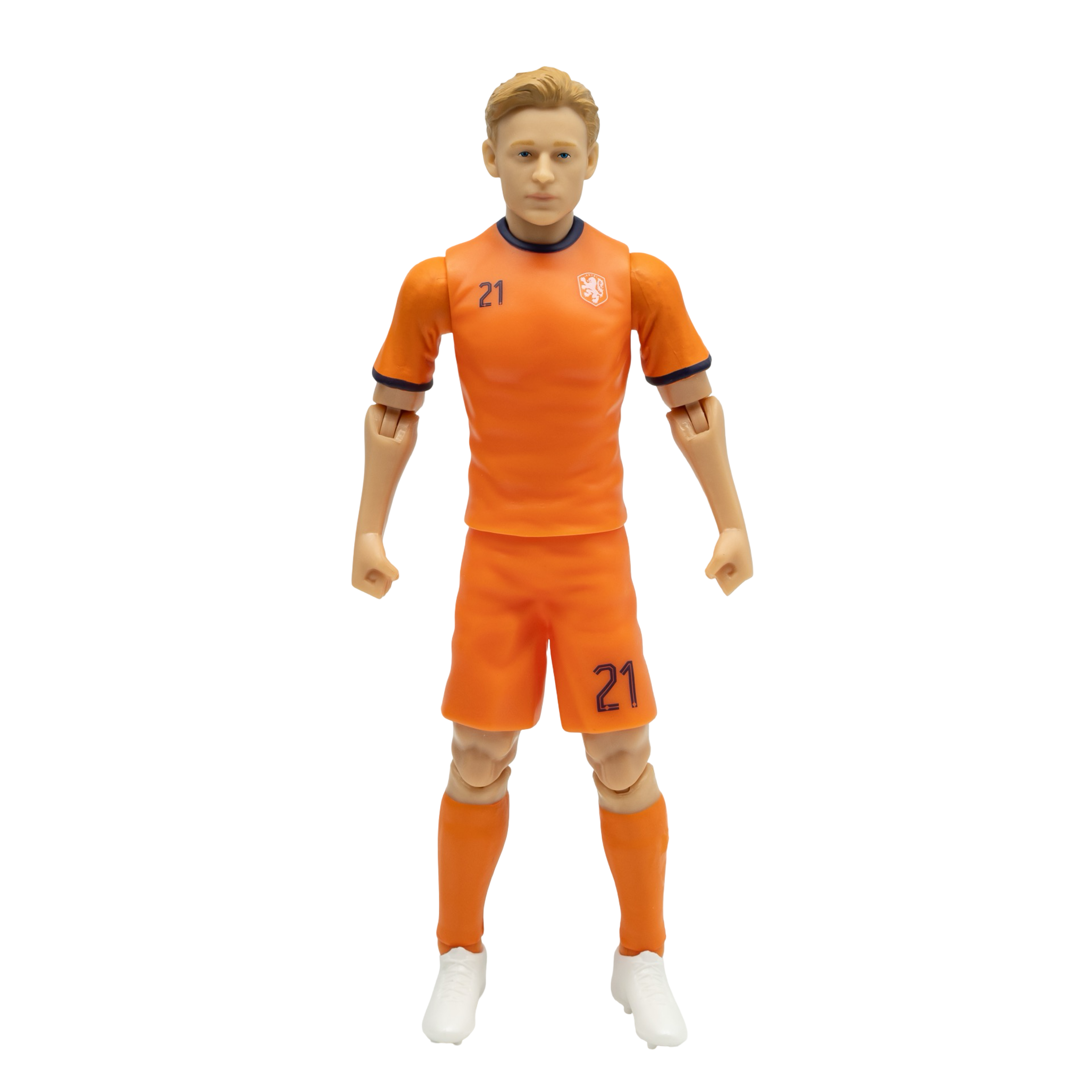 Banbo Toys SOCKERS Netherlands National Frenkie de Jong 8" Collectible Soccer Action Figure
