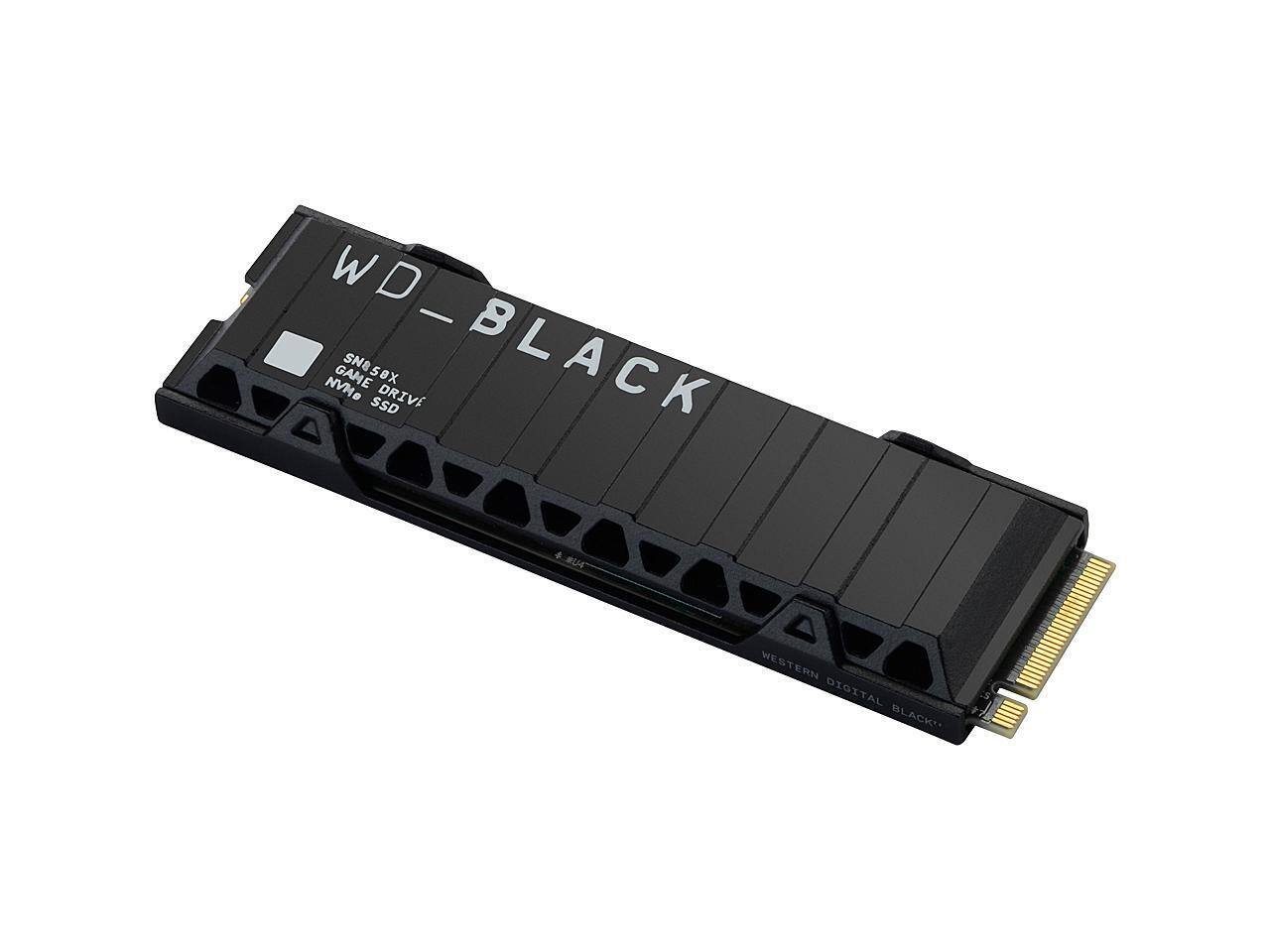 WD - BLACK  
SN850X GAME DRIVE NVMe SSD  
WESTERN DIGITAL BLACK