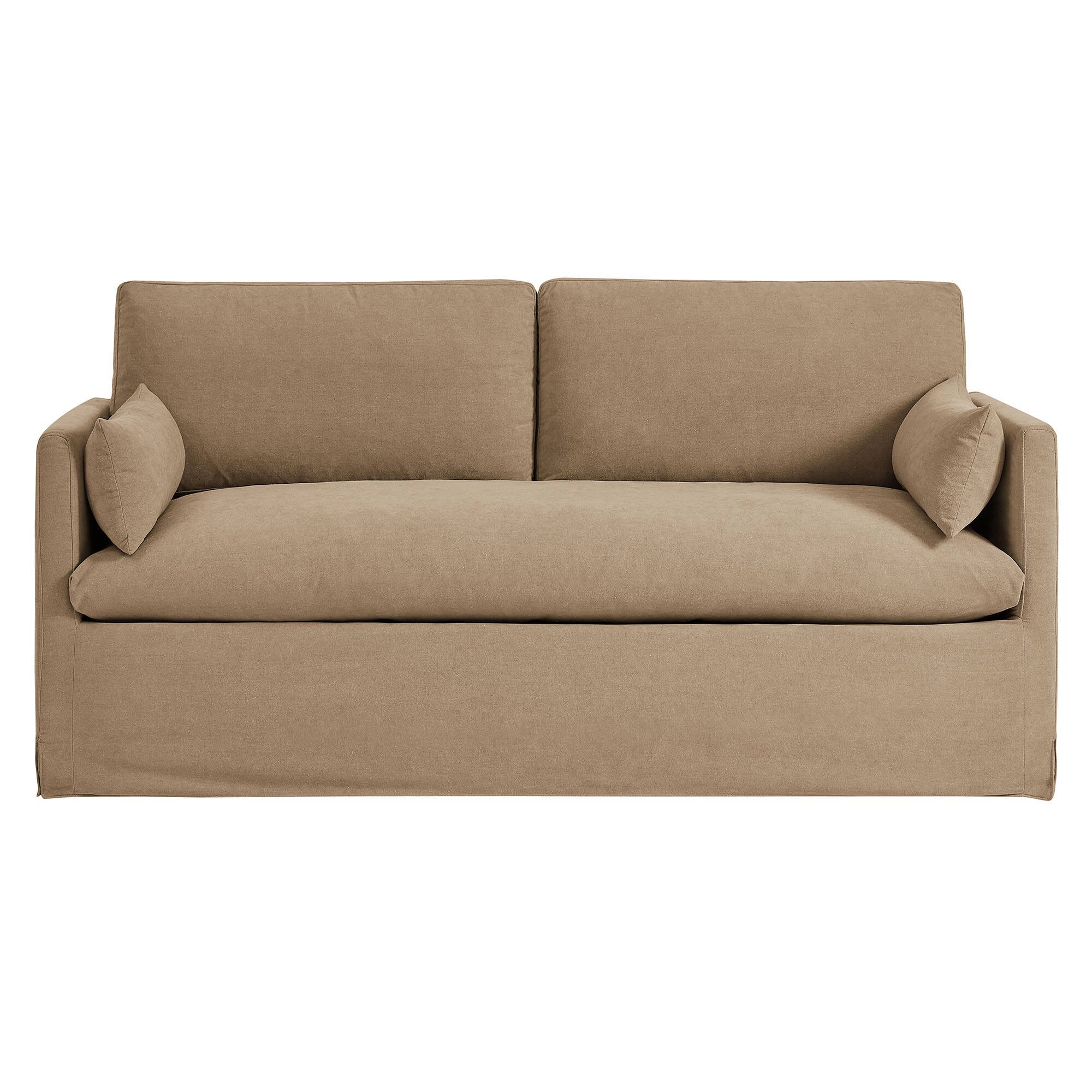 Alt View 5. Modway - Wellfleet Slipcovered Linen-Blend Loveseat by Modway - Almond.