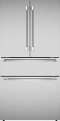 Thermador - Professional 20.4 cu. Ft. French Door Bottom Freezer Counter-Depth Smart Refrigerator with ThermaFresh - Stainless Steel