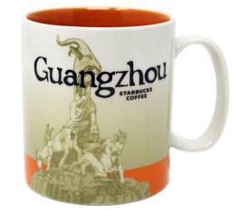 Starbucks - Global Icon Series Guangzhou Ceramic Mug, 16 Oz - Orange