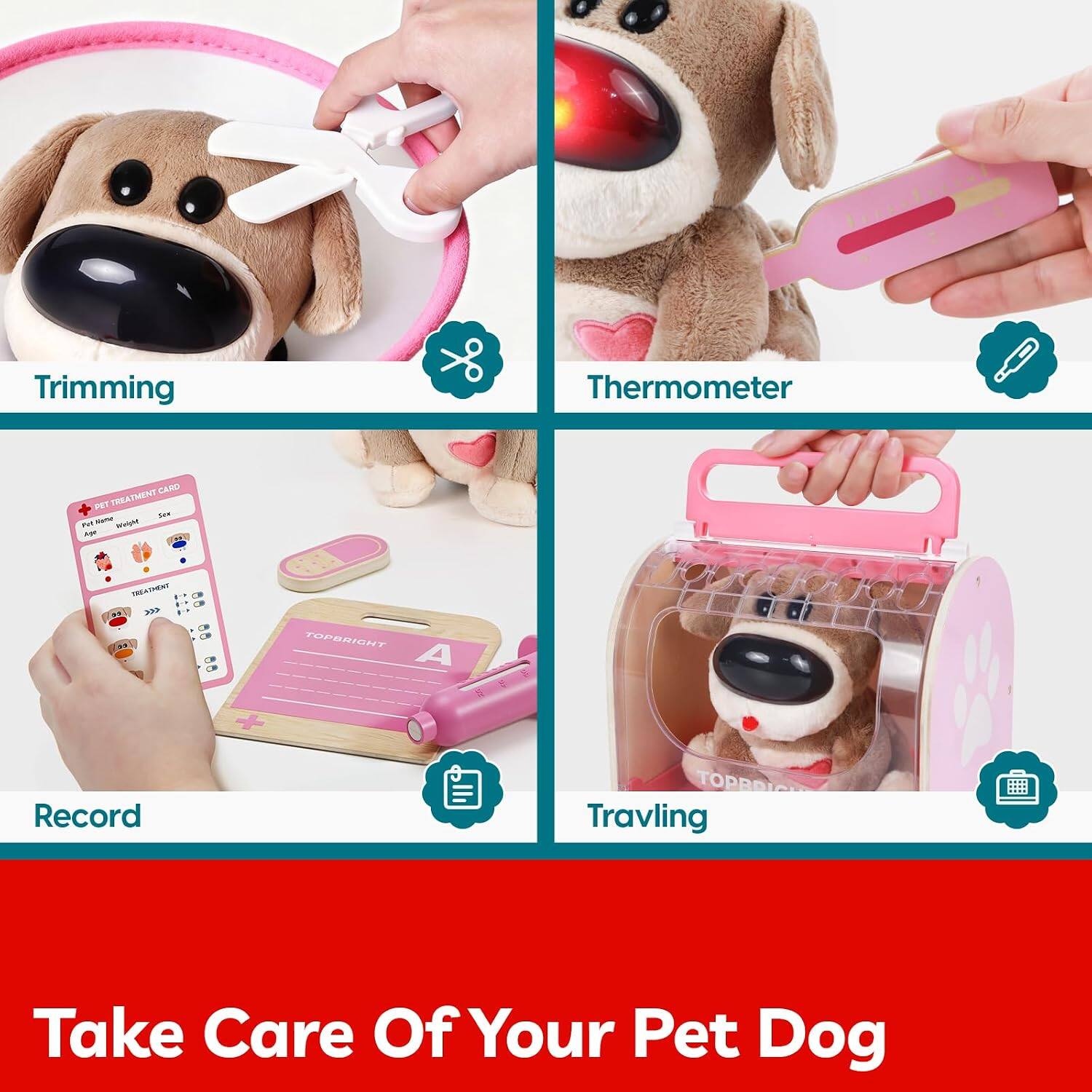 Trimming Thermometer CARO IT TEATHENT i ... - NV S a DB . TOPBRIGHT A Record TOPBRIGHT Travelling Take Care Of Your Pet Dog