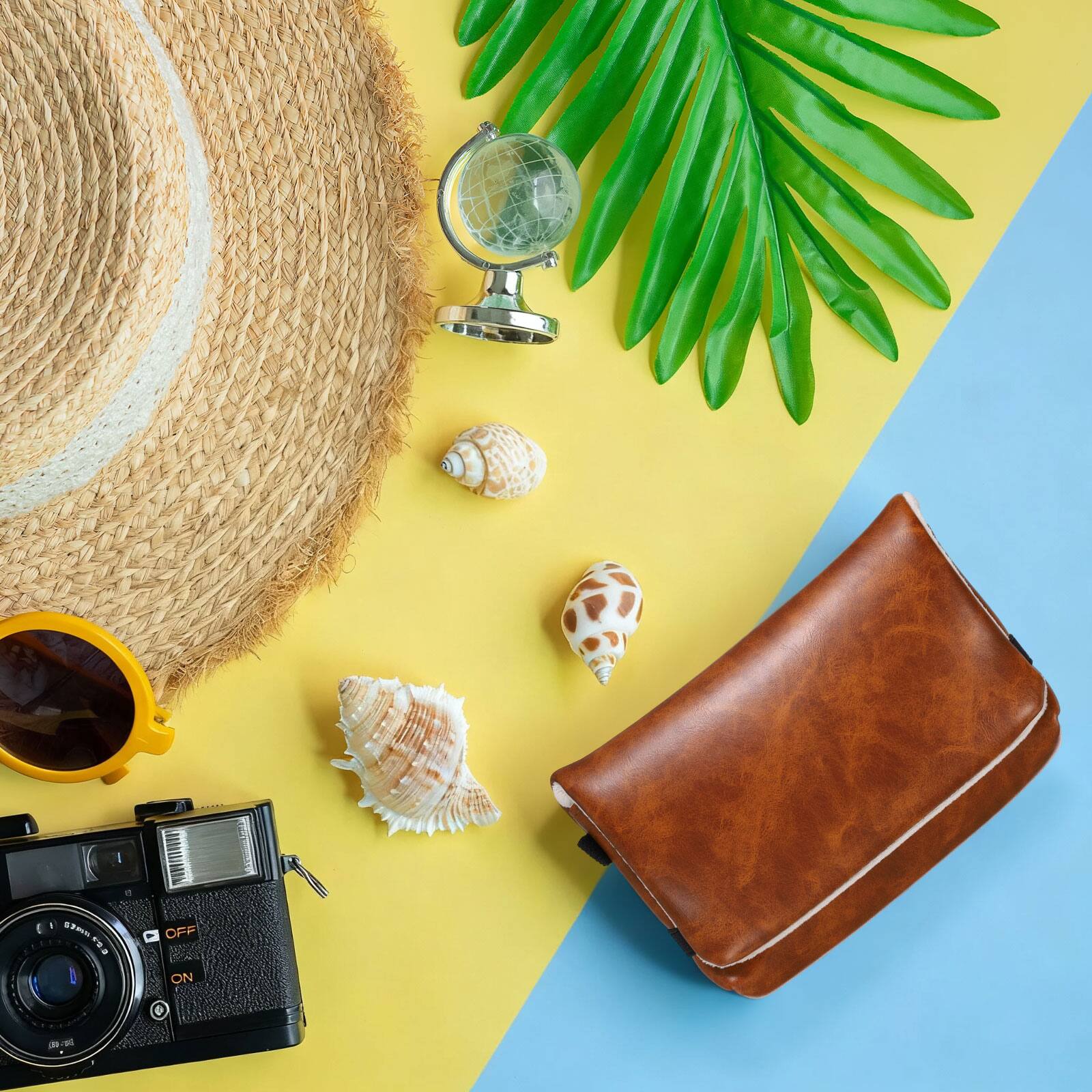 Alt View 3. Unique Bargains - Digital Camera Storage Bag, Nylon Multi-Purpose Pouch for Travel, Cosmetic - Dark Brown.