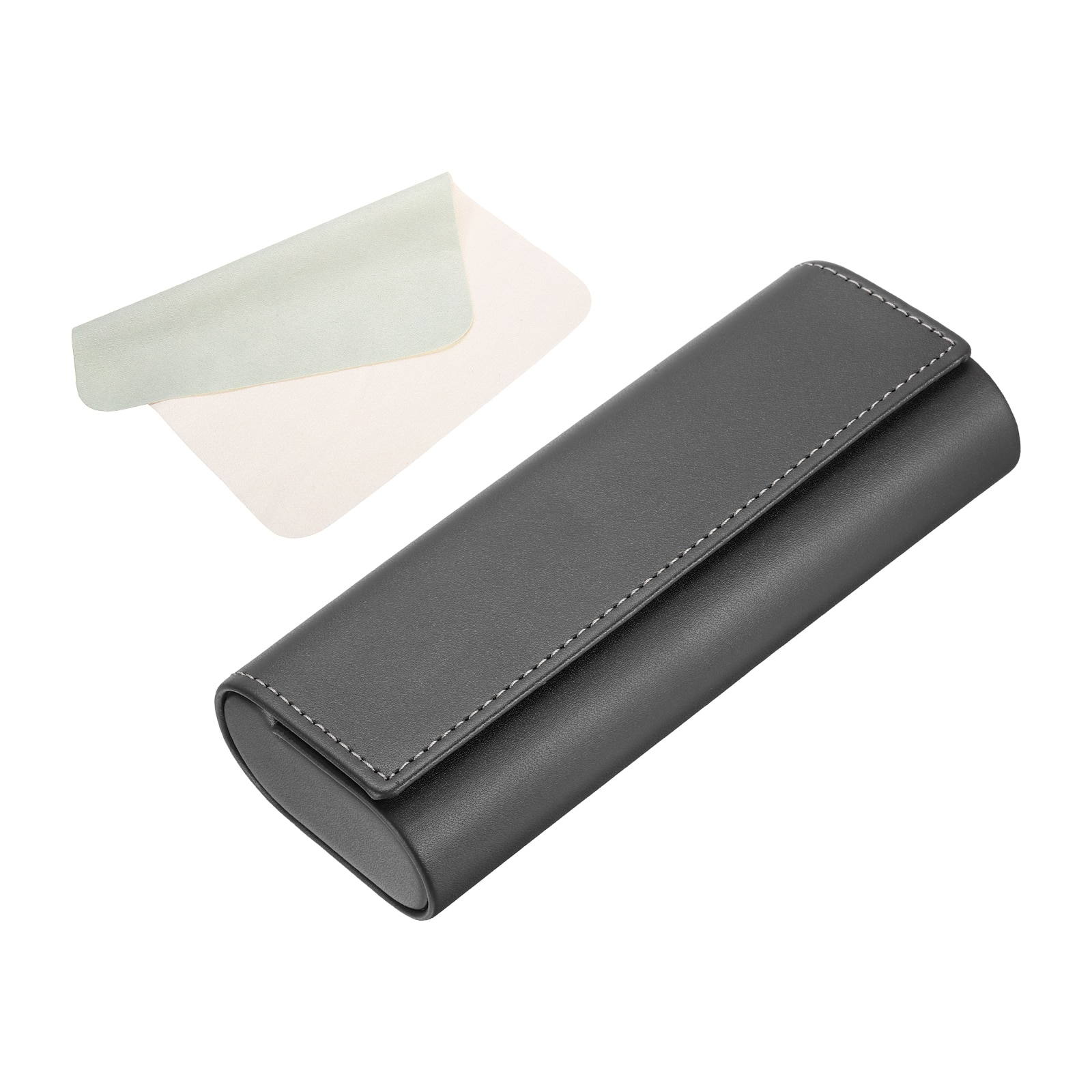 Unique Bargains - Hard Shell Eyeglasses Case Leather with Cloth Lightweight PU for Sunglasses - Black price history on PriceWatchPro