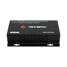 J-Tech Digital' Daisy Chain Extender with Loop Output HDMI over IP Extender up to 400 Ft -TECH DIGITAL Receiver JTECH-EXIP400L