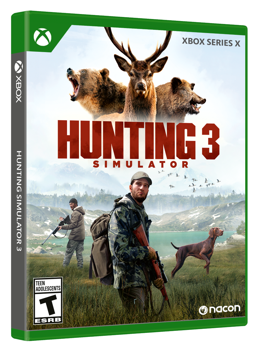 XBOX SERIES X  
XBOX HUNTING 3 SIMULATOR HUNTING SIMULATOR 3  
TEEN ADOLESCENTS  
T ESRB  
nacon