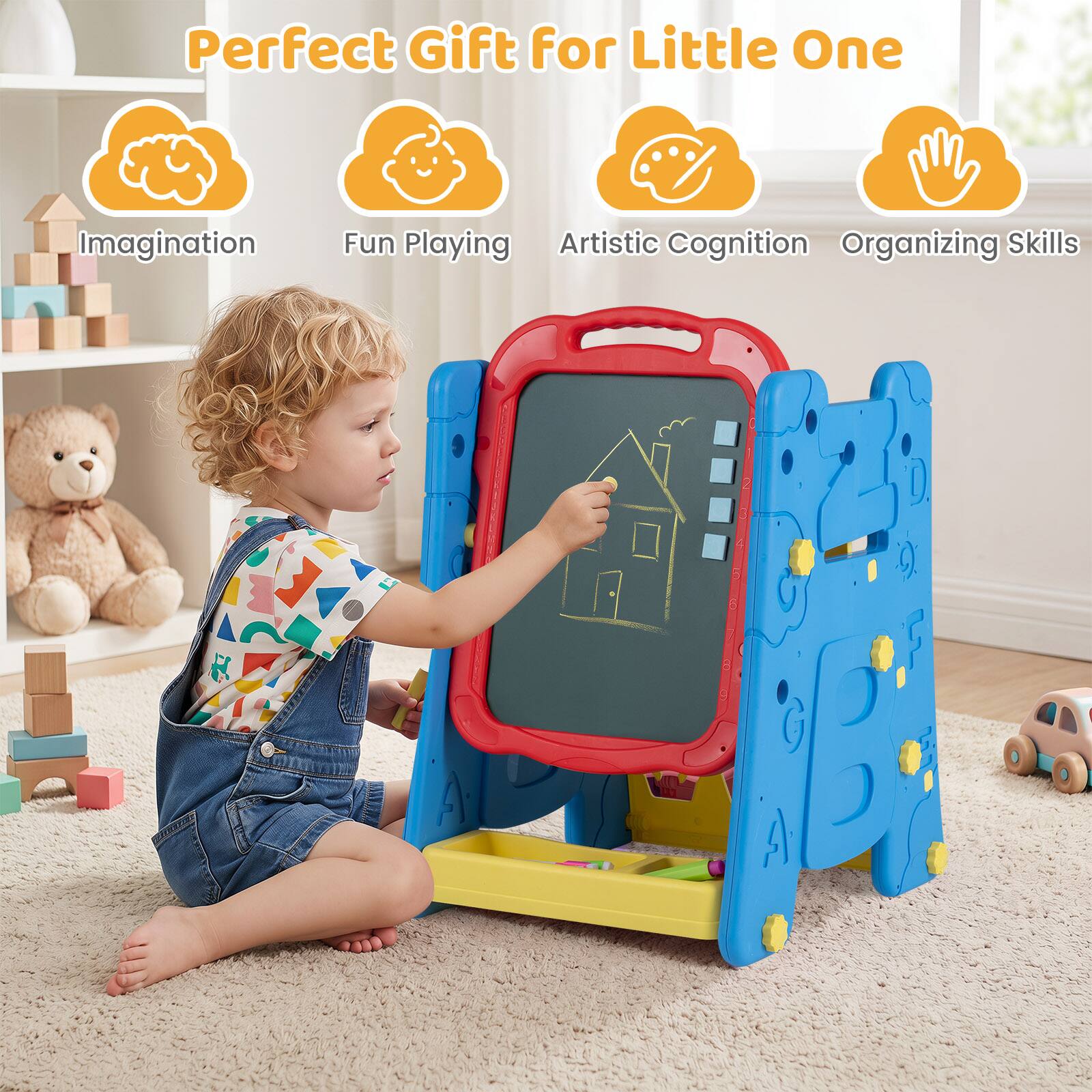 Perfect Gift for Little One

Imagination  
Fun Playing  
Artistic Cognition  
Organizing Skills