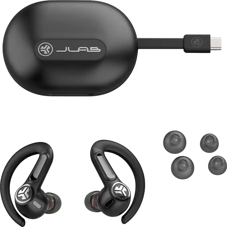 JLab Epic Sport ANC True Wireless Earbuds Black EBEPICSPT3RBLK82