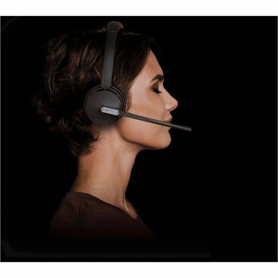 Alt View 1. Yealink - Yealink WH64 Headset - Microsoft Teams Certification - Stereo - Wireless - Bluetooth/DECT - 492.1 ft - 20 Hz to 20 kHz - Black.