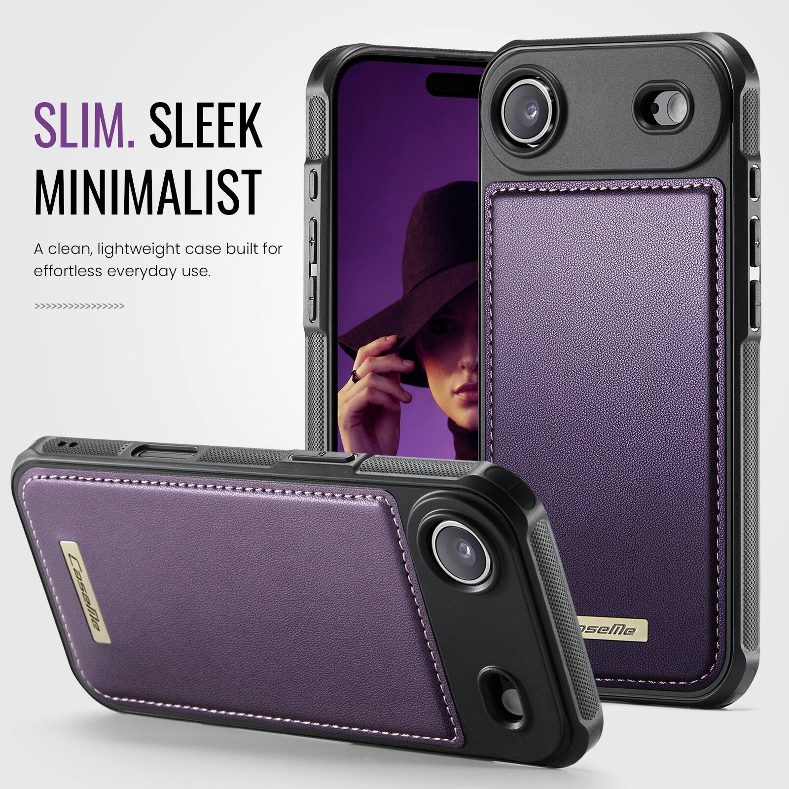 SLIM. SLEEK MINIMALIST  
A clean, lightweight case built for effortless everyday use.