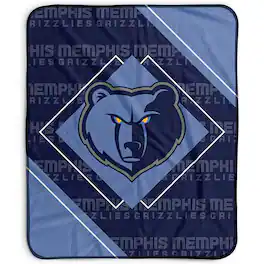 Pegasus - Memphis Grizzlies 50" x 60" Diamond Logo Fleece Blanket - Multicolor