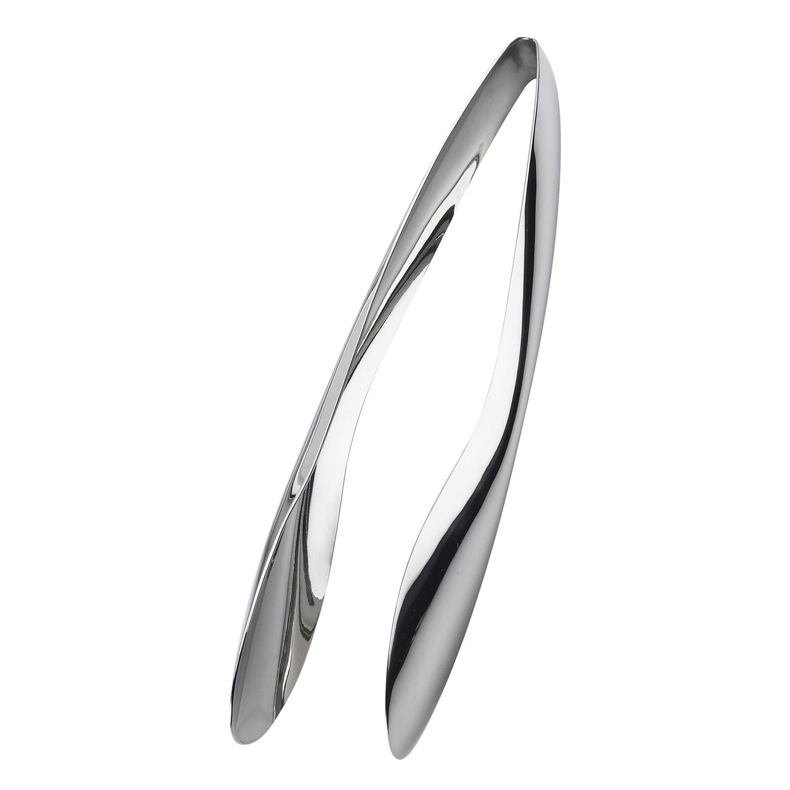 Alt View 1. Cuisipro - 12 Inch Tempo Serving Tongs, Stainless Steel - Silver.
