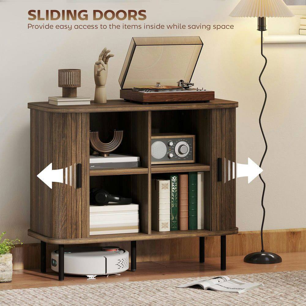 SLIDING DOORS  
Provide easy access to the items inside while saving space