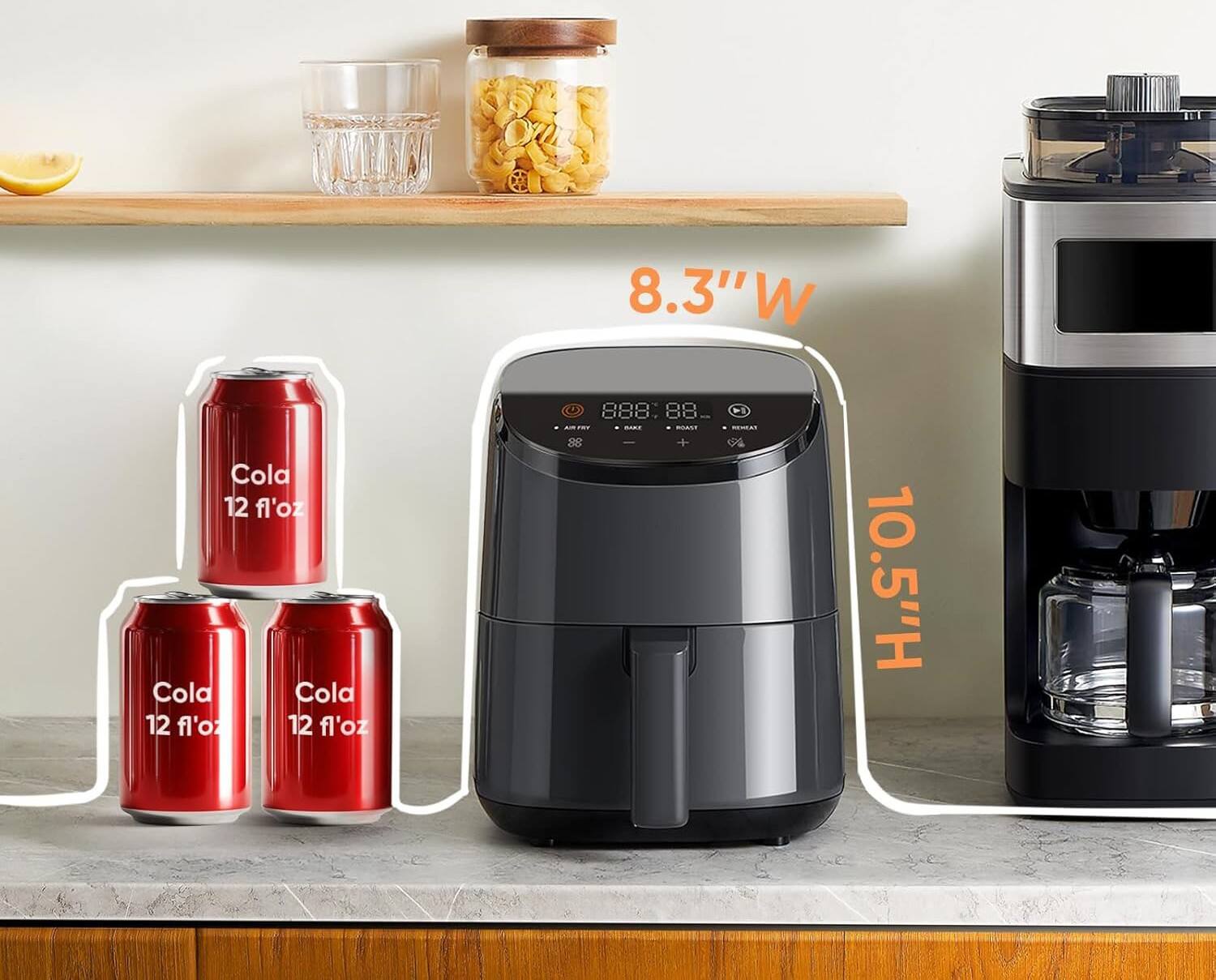 8.3"W  
10.5"H  
Cola 12 fl oz  
Cola 12 fl oz  
Cola 12 fl oz