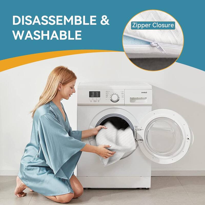 DISASSEMBLE & WASHABLE

Zipper Closure