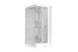 Thermaltake - CAPO X, Dual System Chassis, mATX/mITX, Curved TG - White