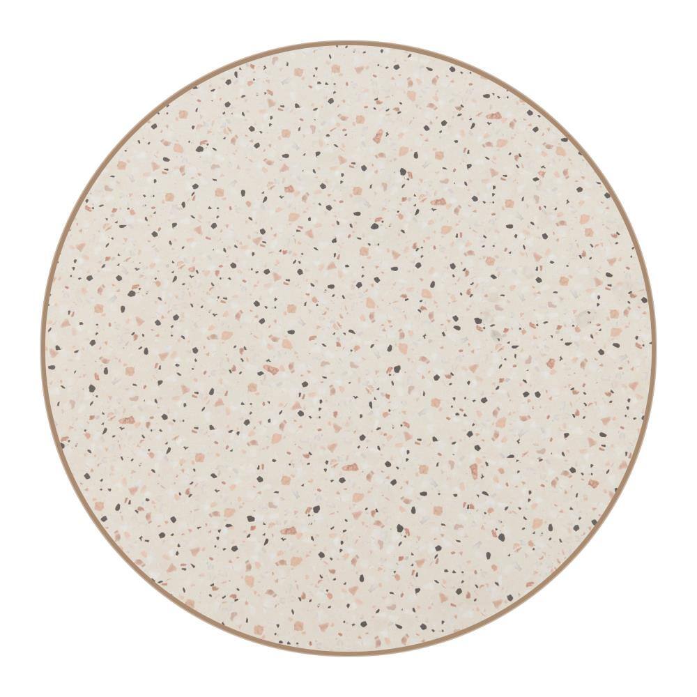 Back. Hivvago - Bite Bistro Table Beige & Gold - Beige & Gold.