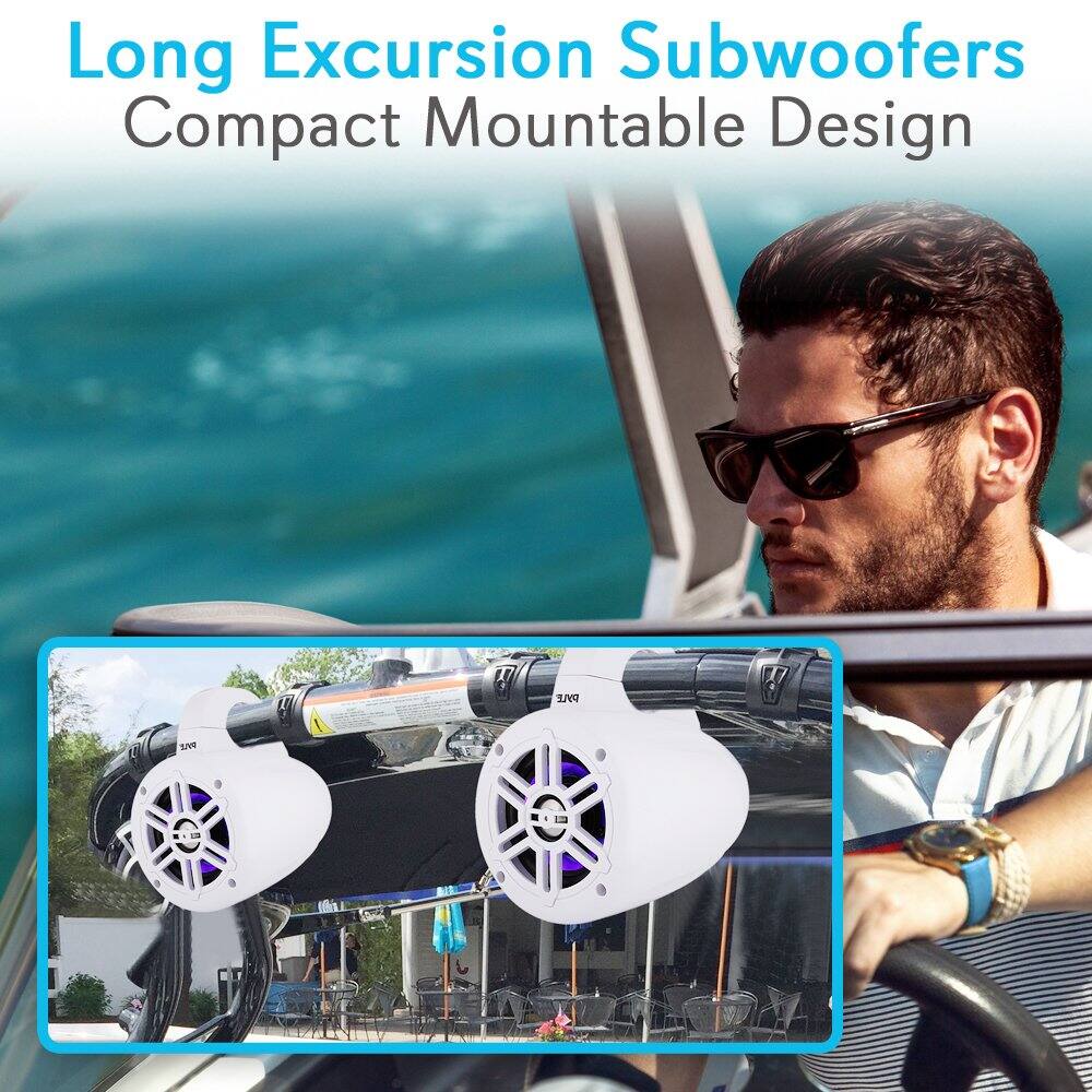 Long Excursion Subwoofers Compact Mountable Design