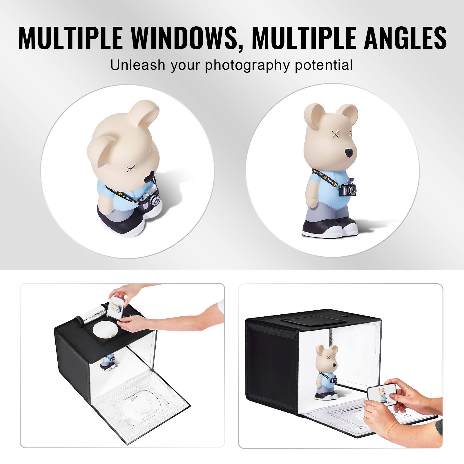 MULTIPLE WINDOWS, MULTIPLE ANGLES  
Unleash your photography potential