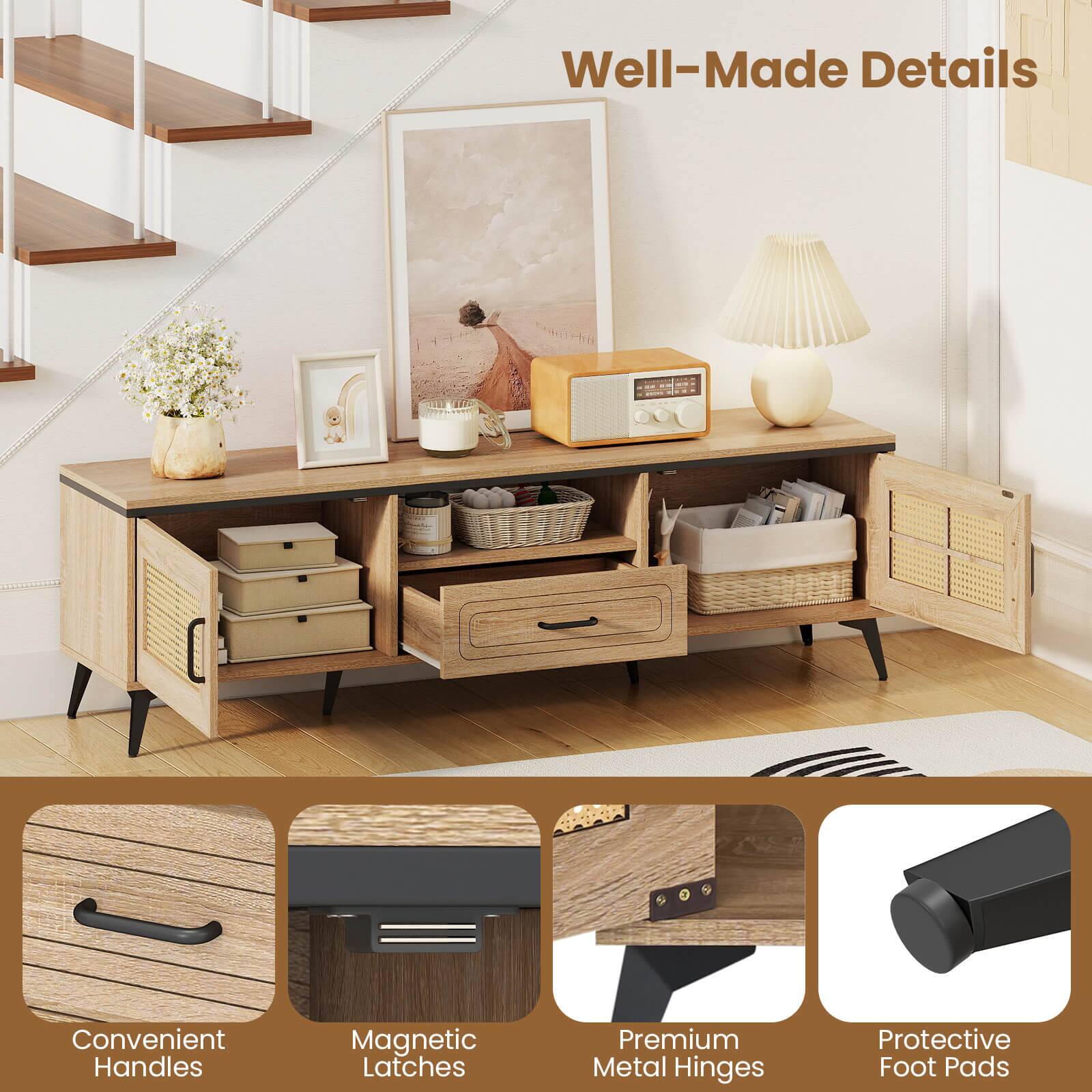 Well-Made Details

Convenient Handles  
Magnetic Latches  
Premium Metal Hinges  
Protective Foot Pads