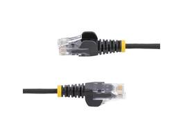StarTech.com - StarTech 25ft Black Slim CAT6 Ethernet Cable Model N6PAT25BLKS