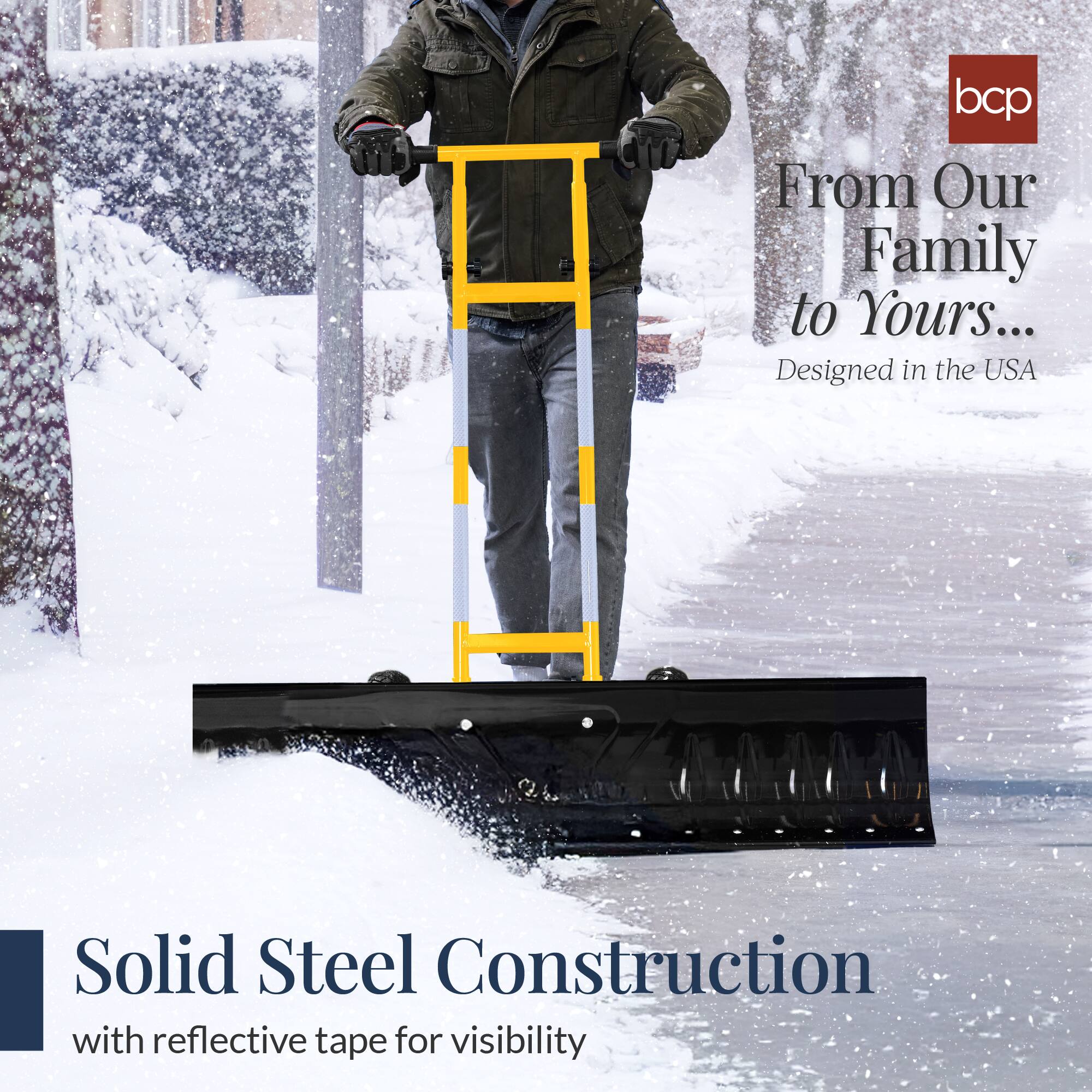 From Our Family to Yours...
Designed in the USA

Solid Steel Construction
with reflective tape for visibility