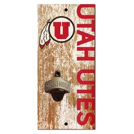 Fan Creations - Utah Utes Distressed Bottle Opener - Multicolor
