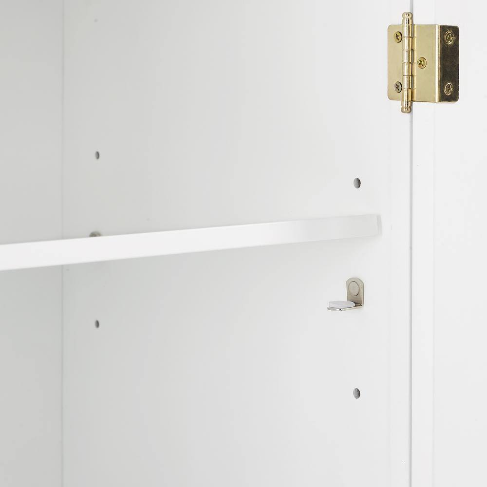 Alt View 9. Crosley Furniture - Roarke Kitchen Pantry Storage Cabinet - White.