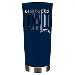 Great American Products - Los Angeles Chargers Dad 18oz. Roadie Tumbler - Multicolor