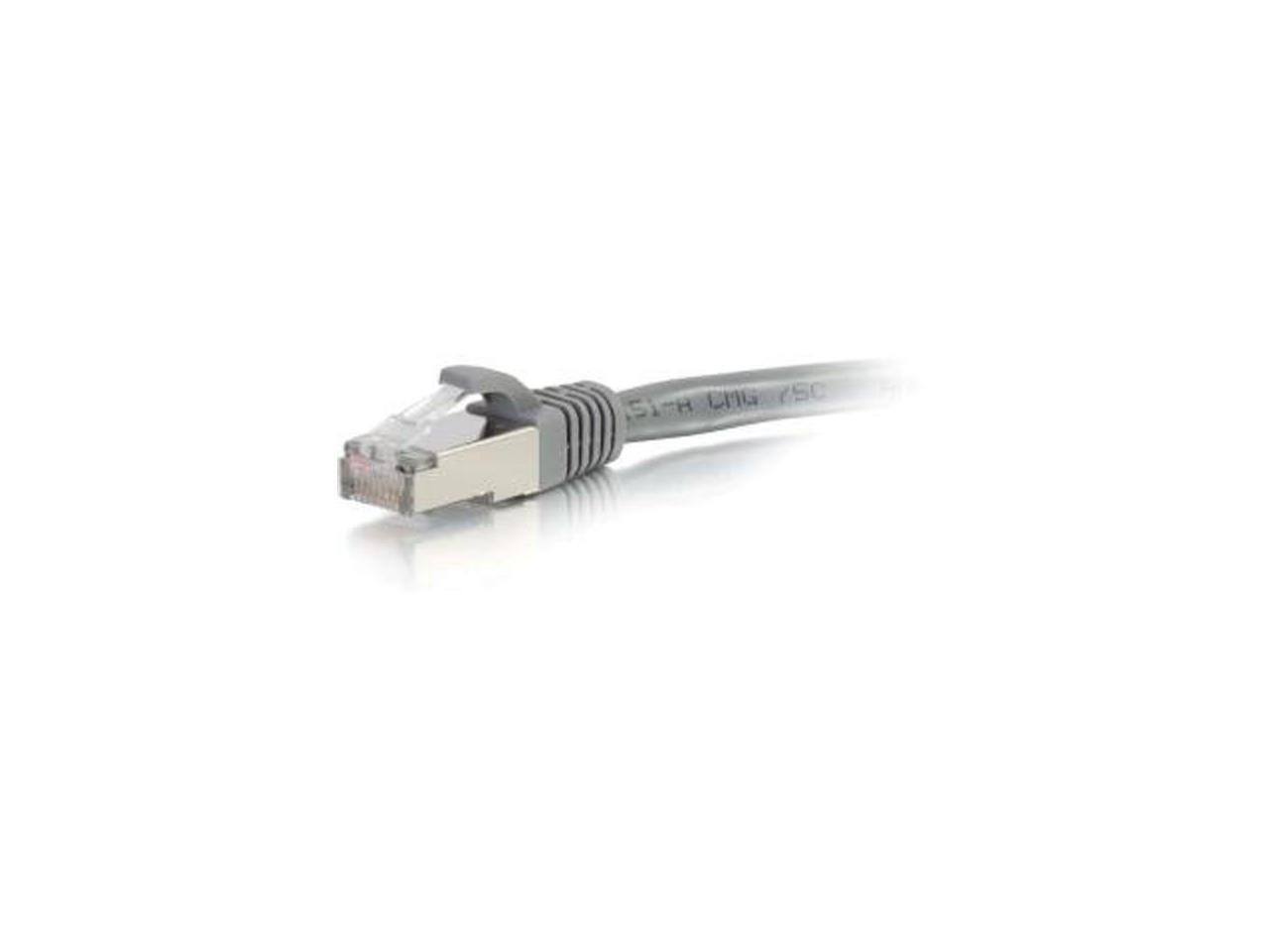 Alt View 5. Cables to Go - C2G 00786 Cat6 Cable - Snagless Shielded Ethernet Network Patch Cable, Gray (15 Feet, 4.57 Meters).