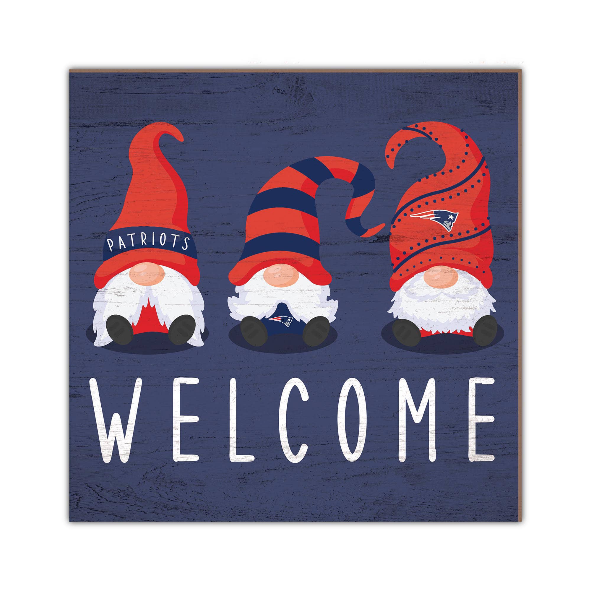 Fan Creations - 10'' x 10'' Welcome Gnomes Sign - Multicolor