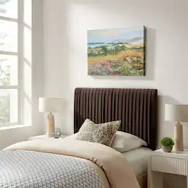 Eloise Upholstered Headboard by Modway - Chocolate Brown