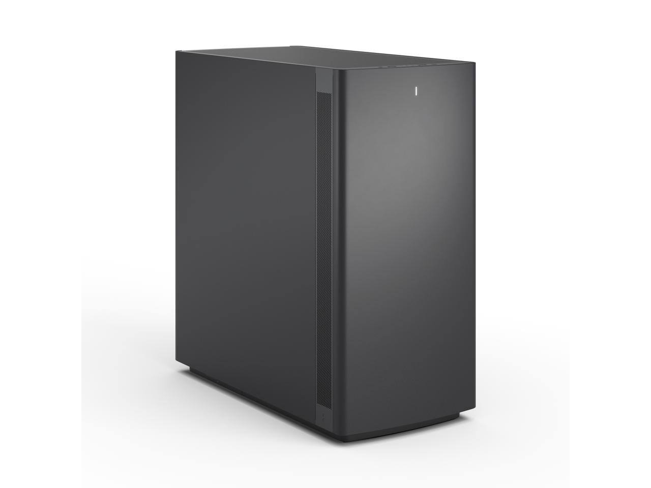 Alt View 10. Fractal Design - Fractal Design Define One Dark Solid PC Case - Sound-Dampened, 3 Fans, ATX/E-ATX/mATX/ITX Support - Black.