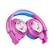 Alt View 7. Contixo - Contixo Kids Bluetooth Wireless Headphones, Fun Designs, Safe Volume Limiter, LED Lights, Foldable, Mic - Pink.