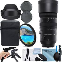 Sigma - 70-200mm f/2.8 DG DN OS Sports Lens For Sony E Mount Bundle + UV Filter + ZeeTech Bundle - Black