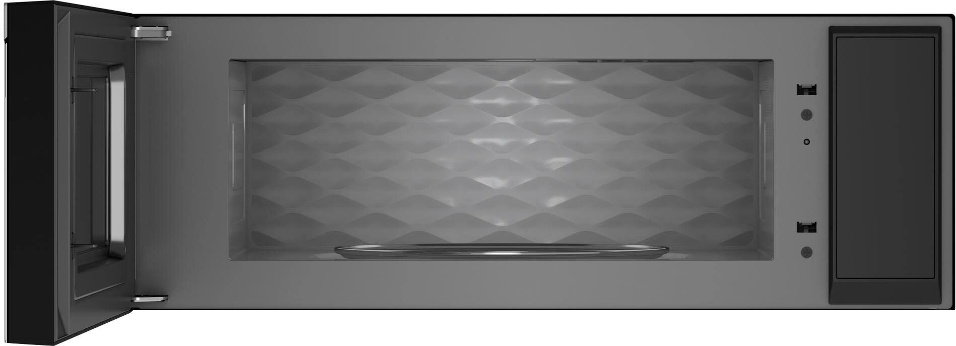 Angle. Whirlpool - 1.1 Cu. Ft. Over the Range Microwave with Sensor Cooking and 1800-Watts Cooking Power - Stainless steel.