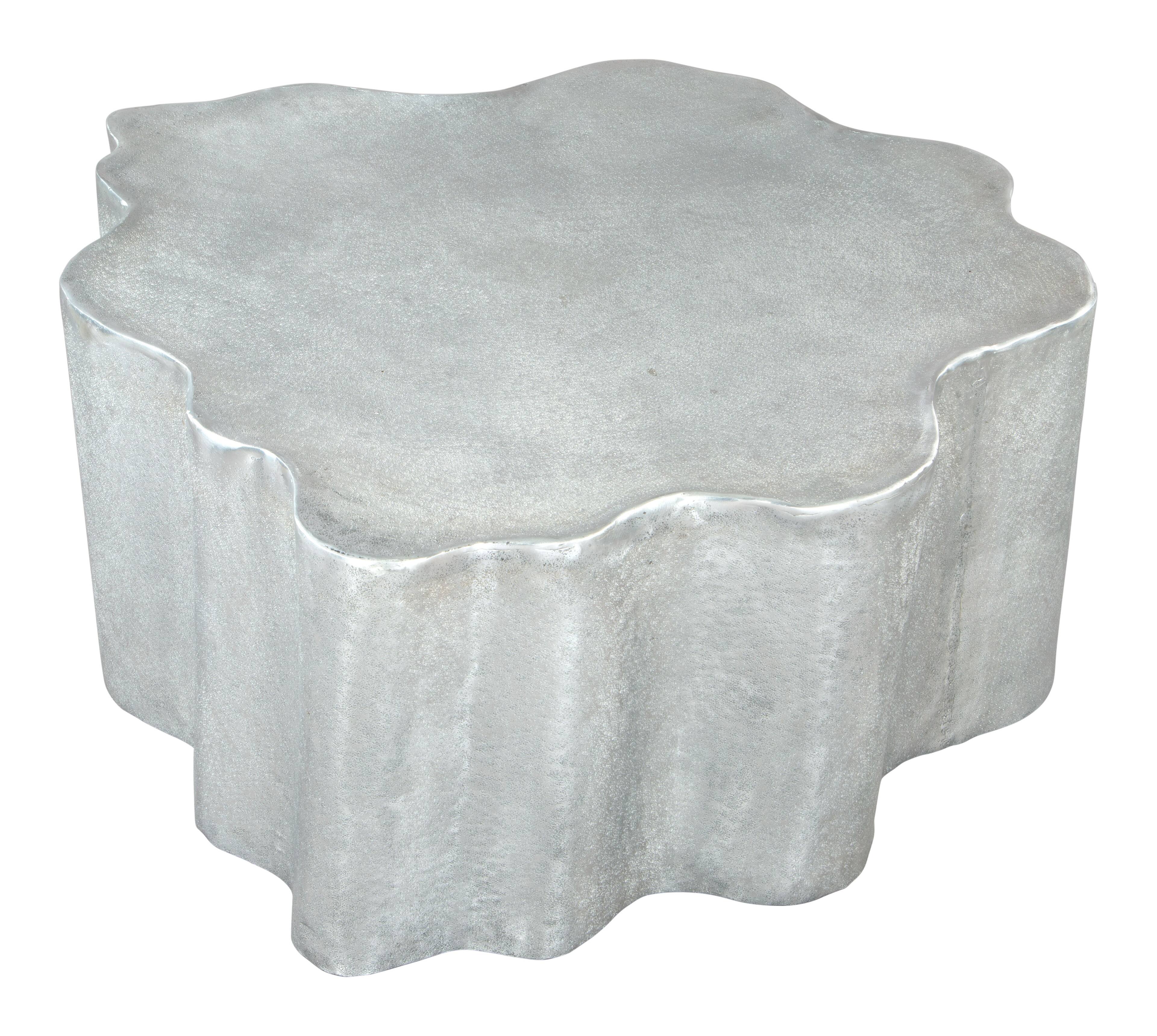 Alt View 1. Hivvago - Kortha Coffee Table Antique Silver - Antique Silver.