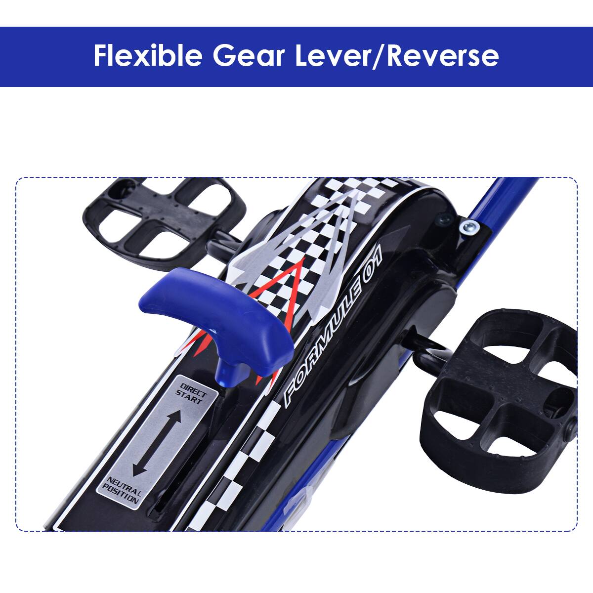 Flexible Gear Lever/Reverse

FORMULE 1

DIRECT START

NEUTRAL POSITION