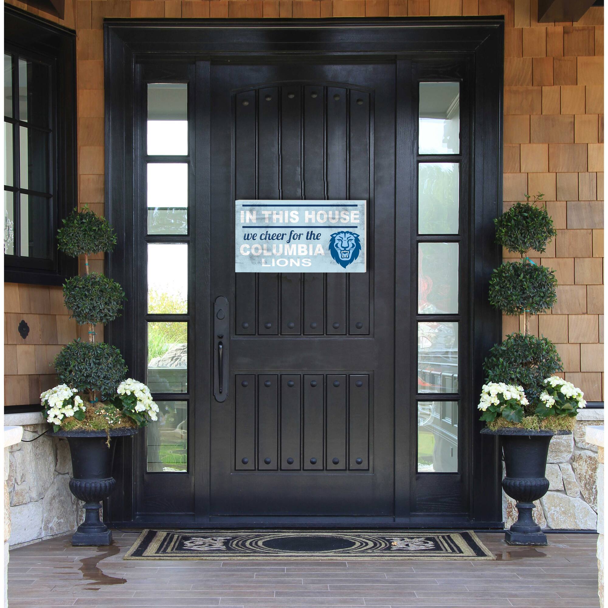 IN THIS HOUSE  
we cheer for the  
COLUMBIA LIONS