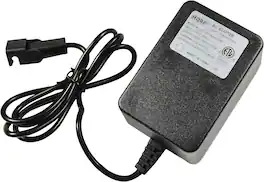 HQRP - 12V AC Adapter 2-Prong ETL Listed for AD-1201000AU-1, GJE-AC41-322, Ktec KA12A Series - Black