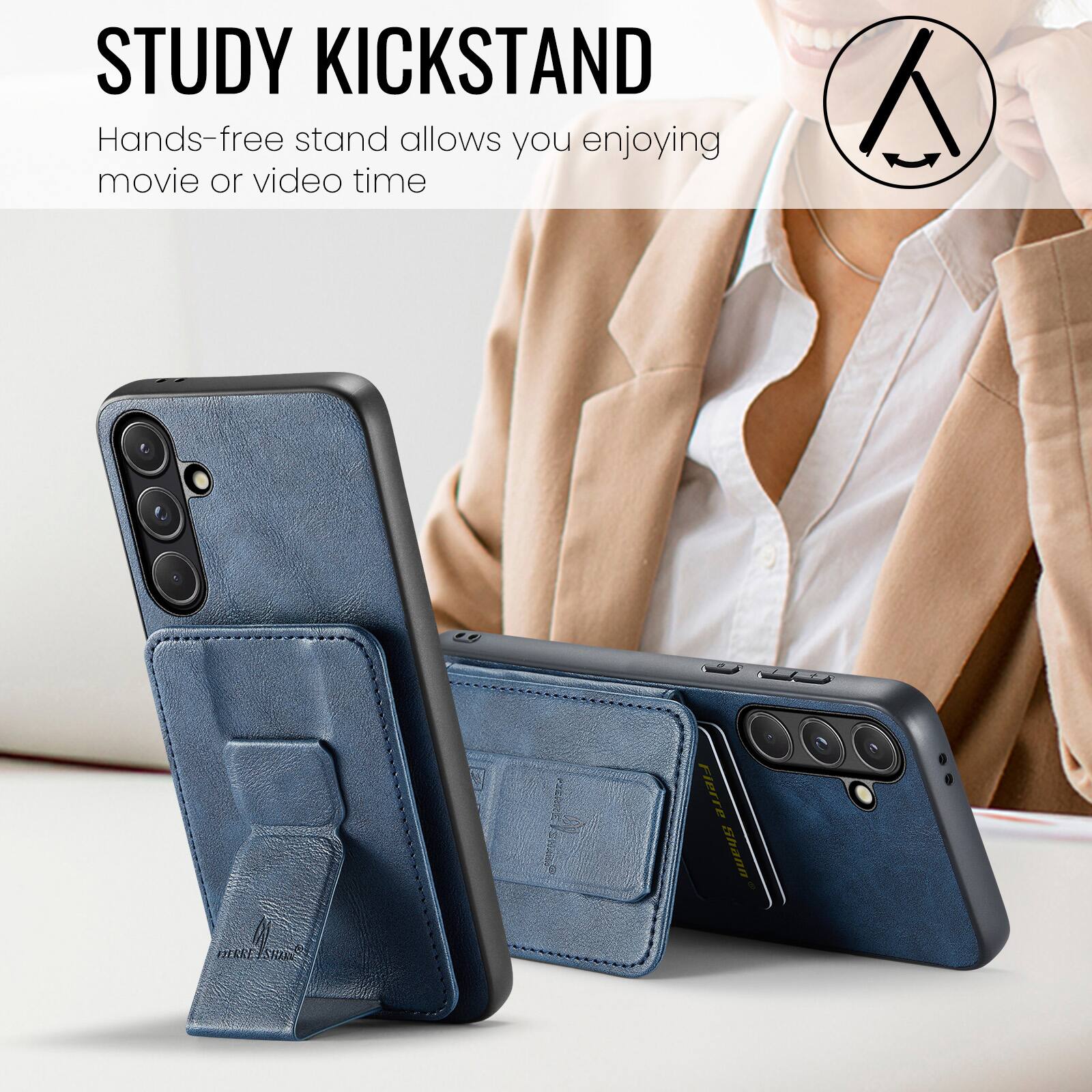 STUDY KICKSTAND  
Hands-free stand allows you enjoying movie or video time