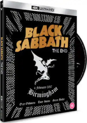Front. Black Sabbath - The End - 4K Blu-Ray.
